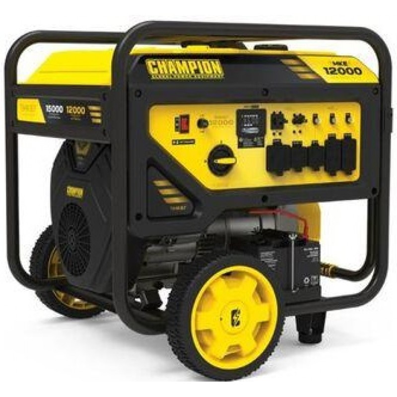 Champion Power Equipment 12000-Watt Portable Generator with Electric Start and CO Shield