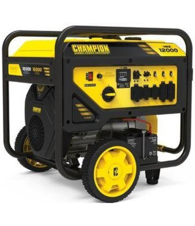 Champion Power Equipment 12000-Watt Portable Generator with Electric Start and CO Shield