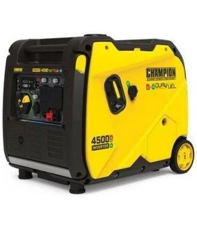 Champion Power Equipment 4500-Watt Portable Dual Fuel Inverter Generator with CO Shield