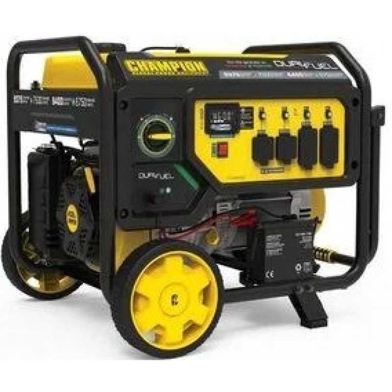 Champion Power Equipment 7500-Watt Electric Start Dual Fuel Portable Generator Home Backup with CO Shield