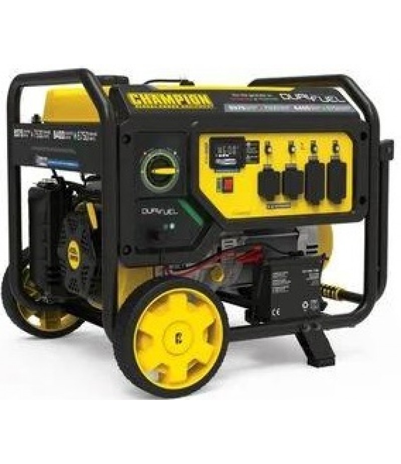 Champion Power Equipment 7500-Watt Electric Start Dual Fuel Portable Generator Home Backup with CO Shield