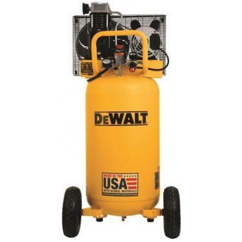 DEWALT 25 Gallon 200 PSI Portable Vertical Electric Air Compressor