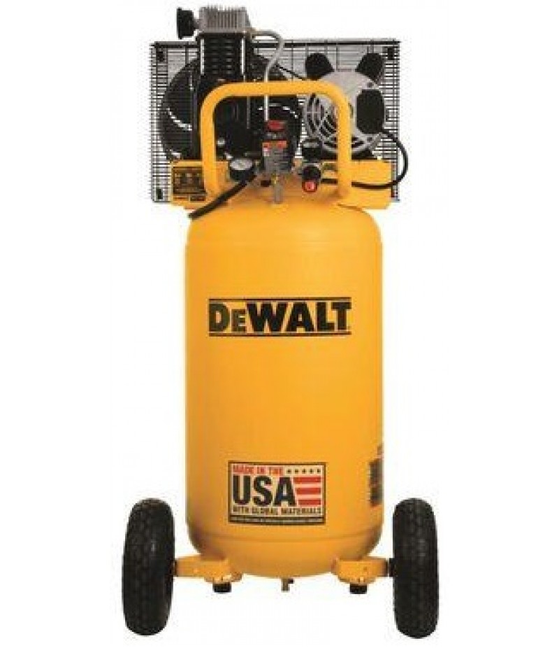 DEWALT 25 Gallon 200 PSI Portable Vertical Electric Air Compressor