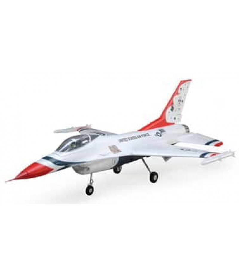 E-flite F-16 Thunderbirds EDF BNF Basic Jet Airplane w/AS3X & SAFE Technology