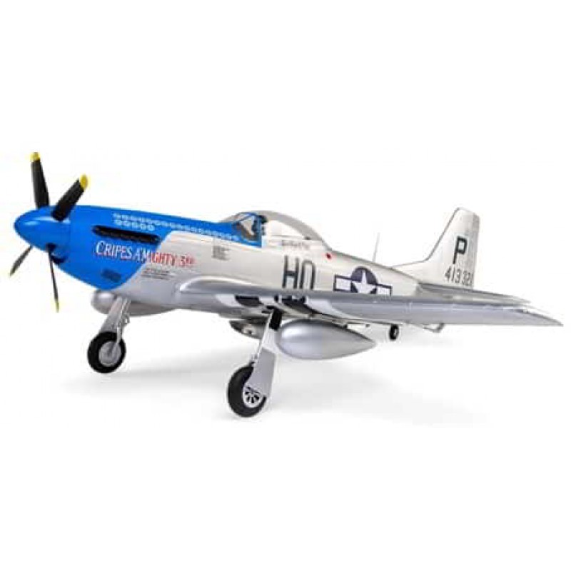 E-flite P-51D Mustang "Cripes AMighty 3rd" Plug-N-Play Electric Airplane (1200mm)