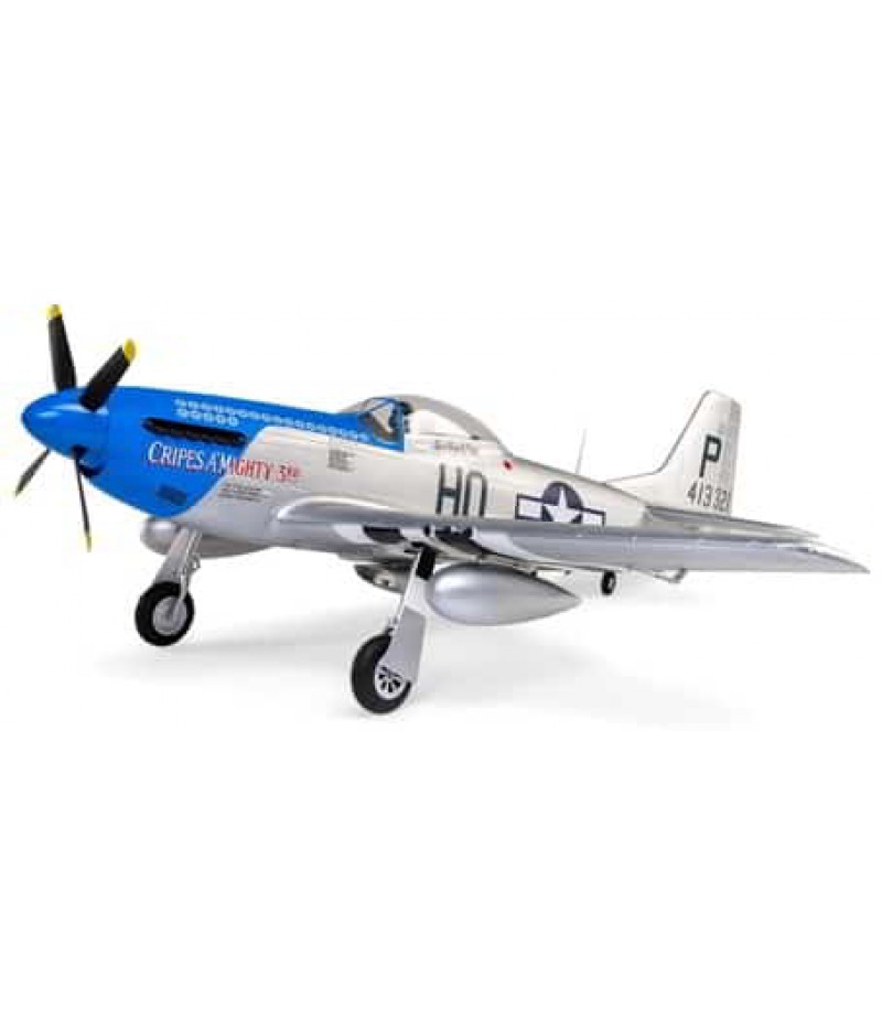 E-flite P-51D Mustang "Cripes AMighty 3rd" Plug-N-Play Electric Airplane (1200mm)