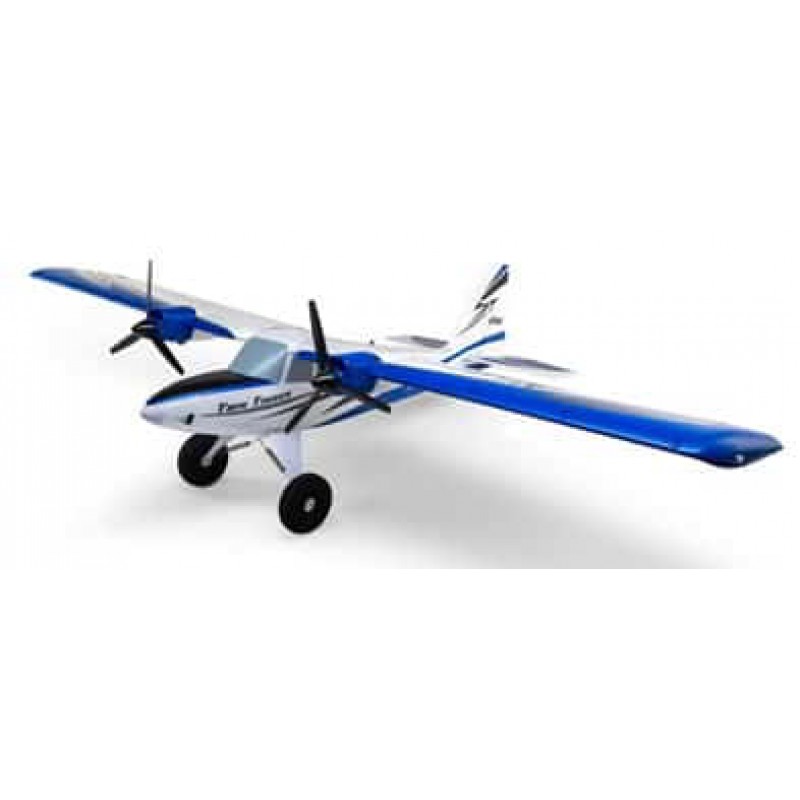 E-flite Twin Timber 1.6m BNF Basic Electric Airplane w/AS3X & Safe Select