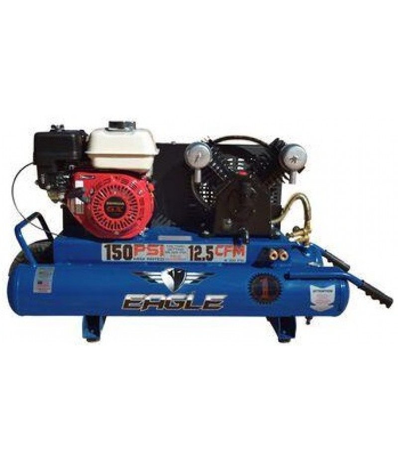 Eagle Compressor Portable Gas Wheelbarrow Air Compressor 10 Gallon