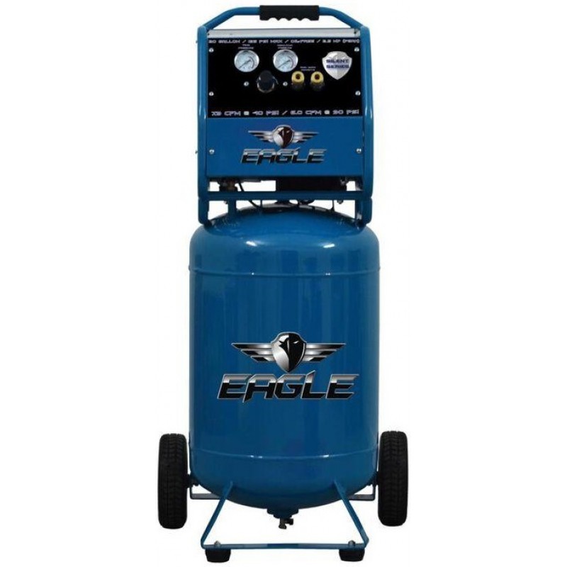 Eagle Compressor Silent Series 20 Gallon Electric Portable Air Compressor