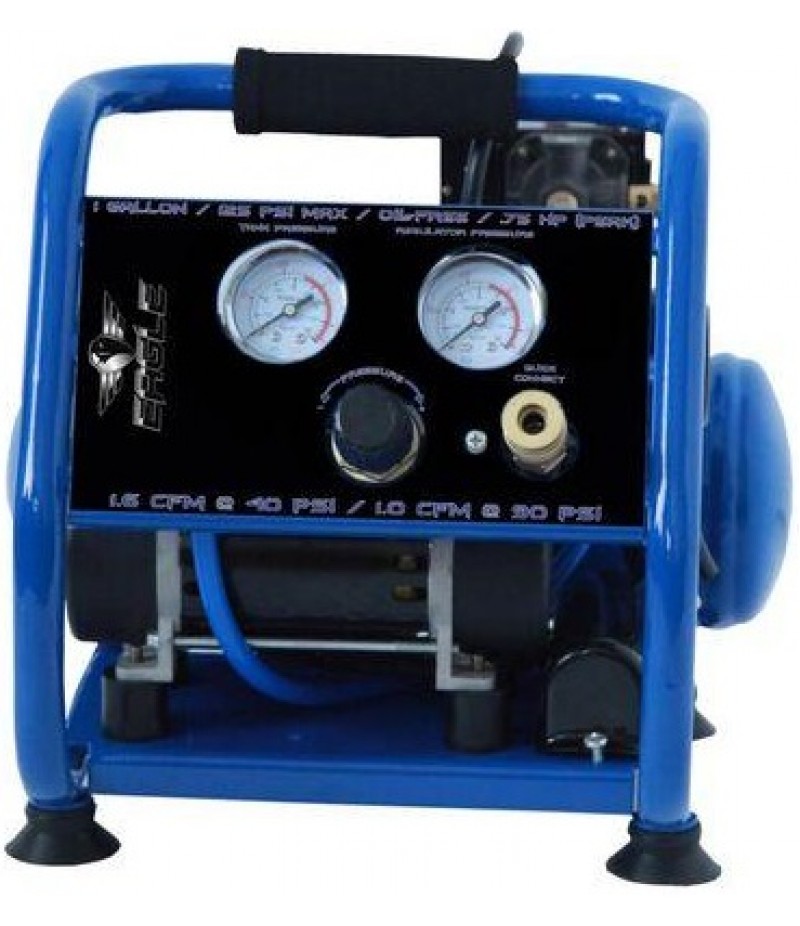 Eagle Compressor Silent Series1 Gallon Portable Electric Air Compressor