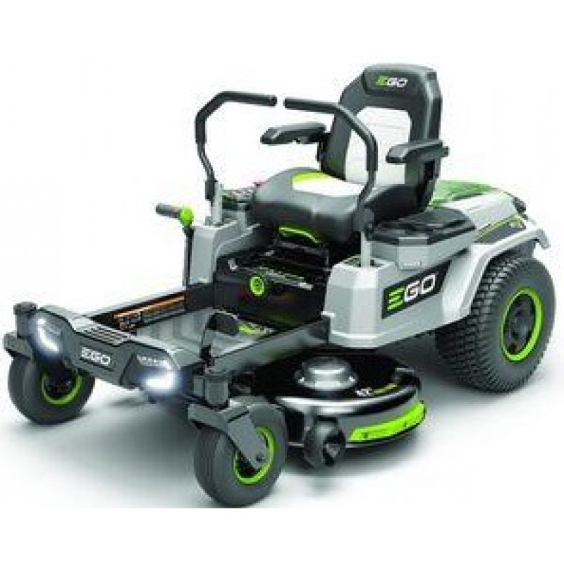 EGO POWER+ Z6 Zero Turn Riding Lawn Mower 42 with Four 56V ARC Lithium 10Ah Batteries and Charger