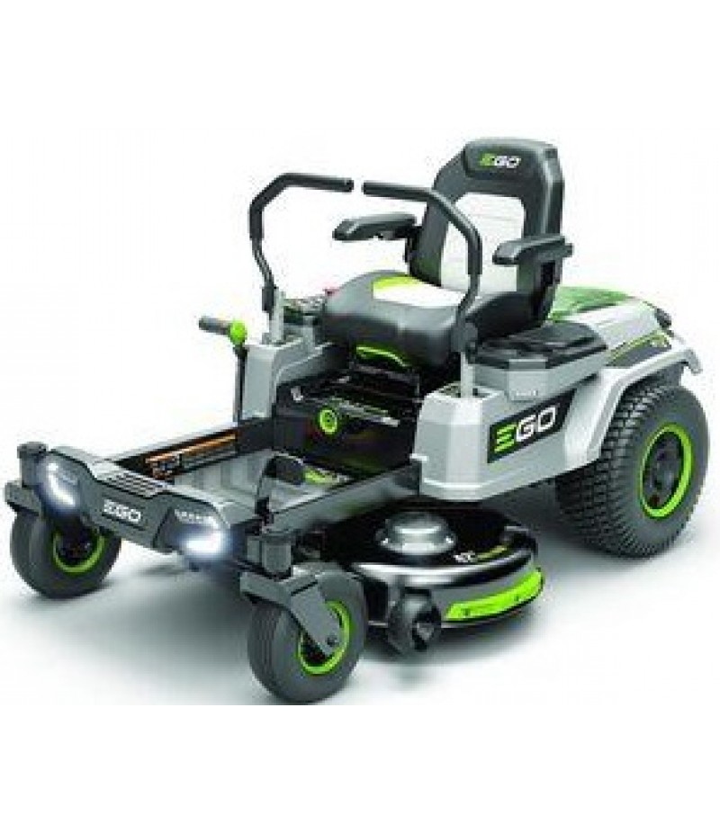 EGO POWER+ Z6 Zero Turn Riding Lawn Mower 42 with Four 56V ARC Lithium 10Ah Batteries and Charger