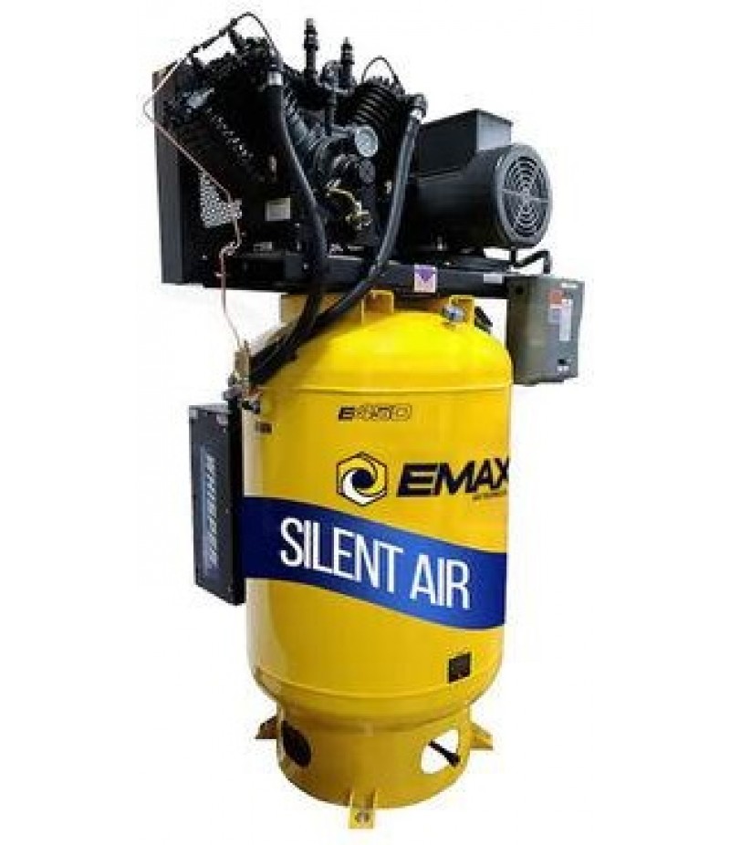 EMAX 120 Gallon 175 Psi 230/460V 3-Phase 10HP Vertical Air Compressor