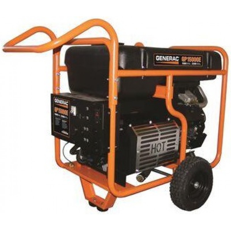 Generac GP 15000-Running-Watt Portable Generator with Engine