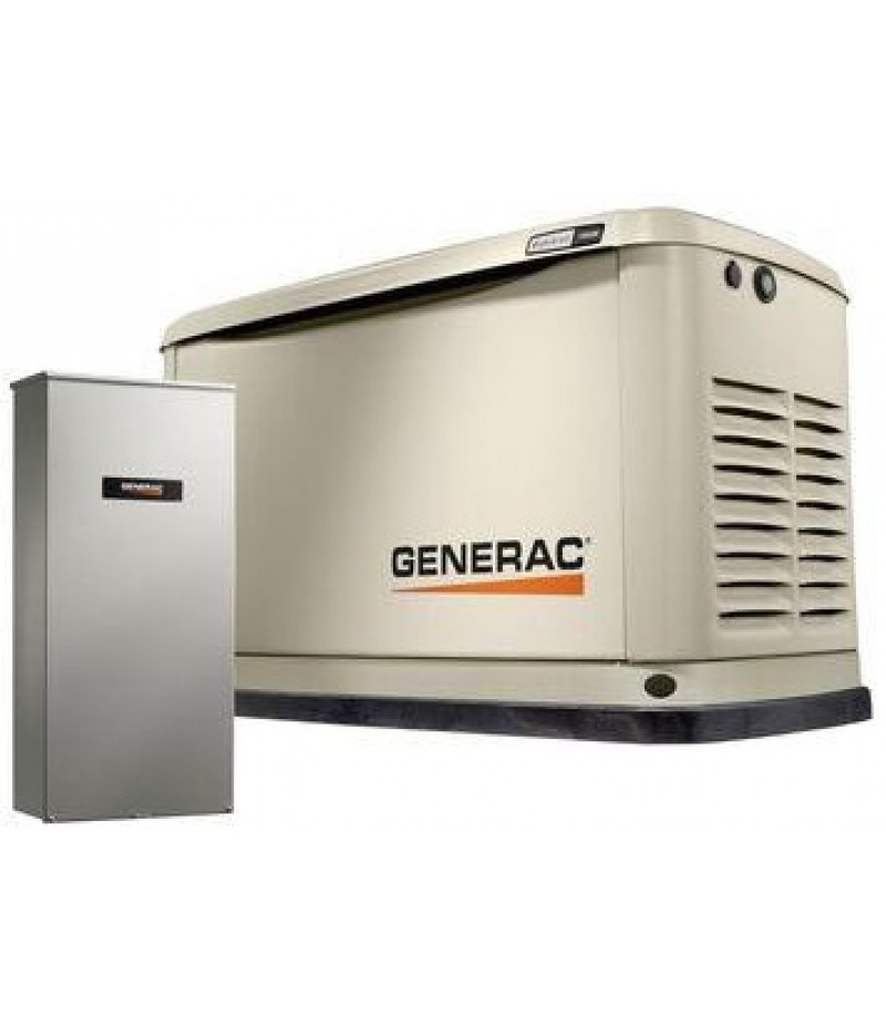 Generac Guardian 14kW Home Backup Generator with 16-circuit Transfer Switch WiFi-Enabled