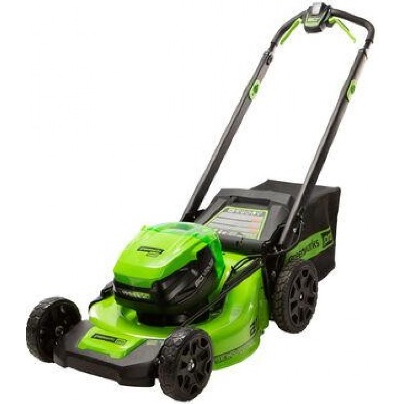 Greenworks 80V 21in Cordless Self Propelled Lawn Mower Kit with 5Ah Battery & Charger