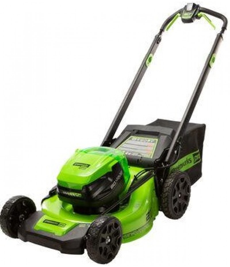 Greenworks 80V 21in Cordless Self Propelled Lawn Mower Kit with 5Ah Battery & Charger