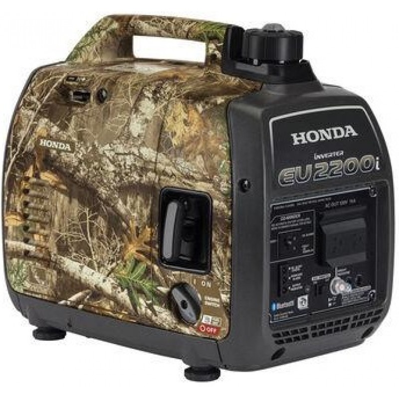 Honda Inverter Generator Gas Camo 121cc 2200W with CO Minder