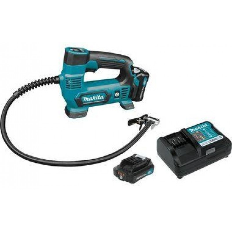 Makita 12V max CXT Lithium-Ion Cordless Inflator Kit (2.0Ah)