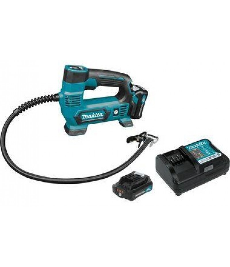 Makita 12V max CXT Lithium-Ion Cordless Inflator Kit (2.0Ah)