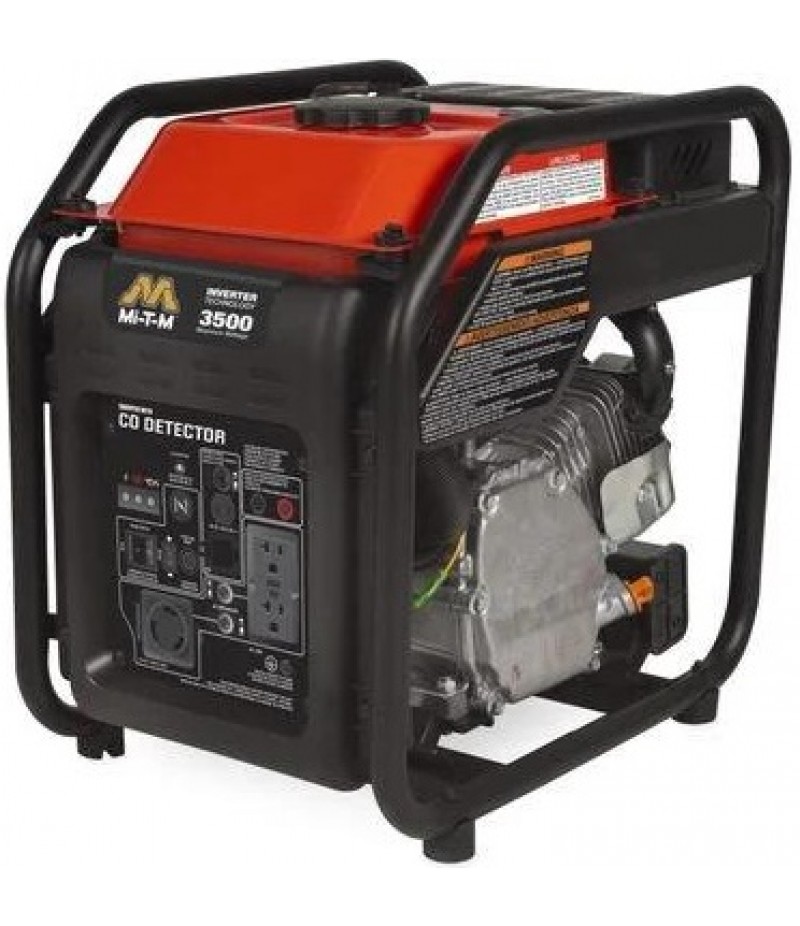 Mi T M 3500 Watt Inverter Generator with CO Detector