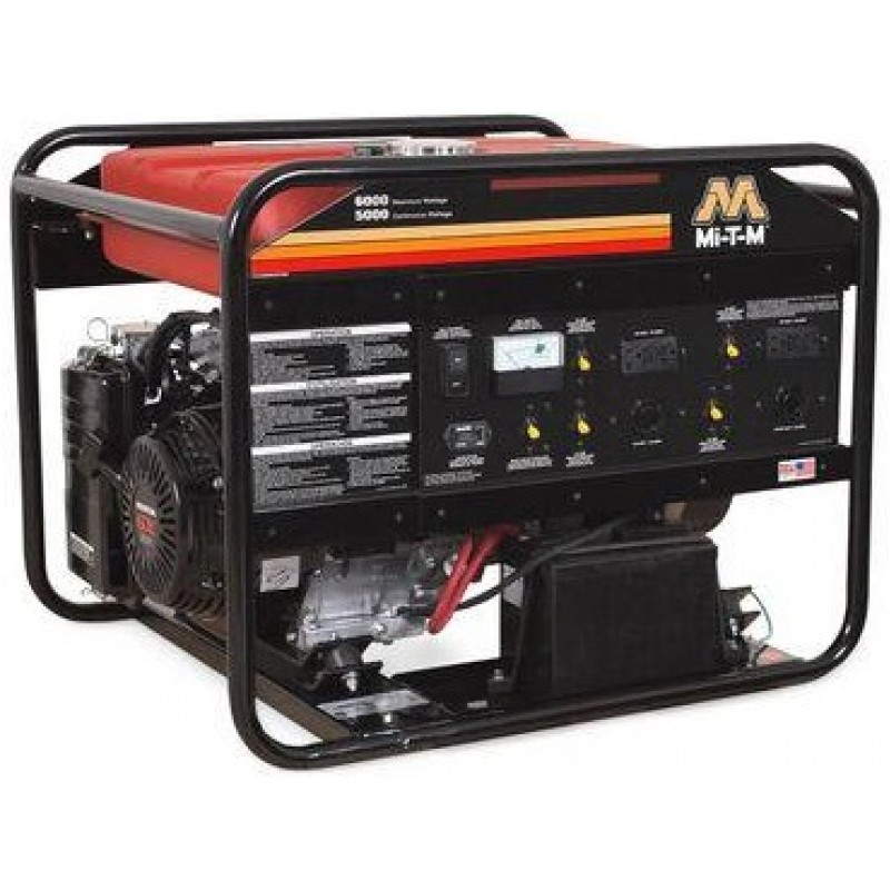 Mi T M 6000 watt Gas Generator with Electric Start Honda Engine