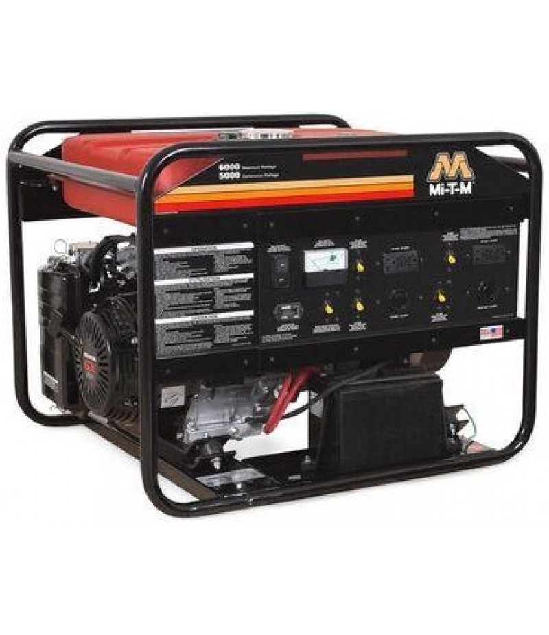 Mi T M 6000 watt Gas Generator with Electric Start Honda Engine