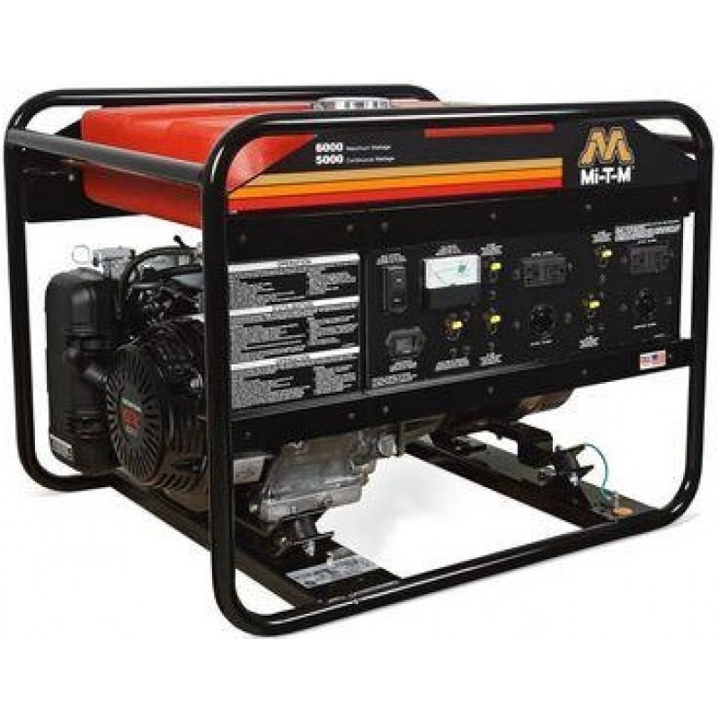 Mi T M 6000 watt Gas Generator with Honda Engine