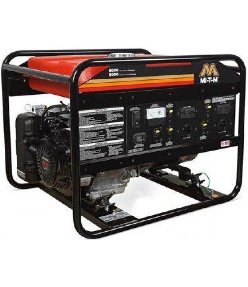 Mi T M 6000 watt Gas Generator with Honda Engine