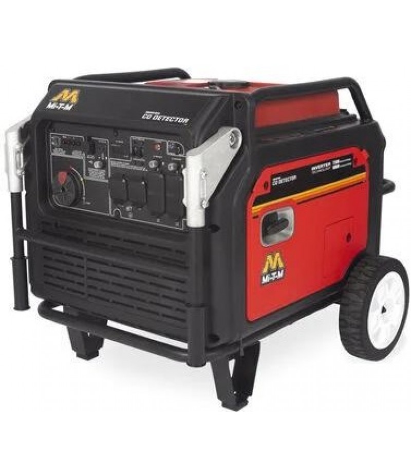 Mi T M 7300W 420 cc Portable Gasoline Inverter Generator with CO Detector