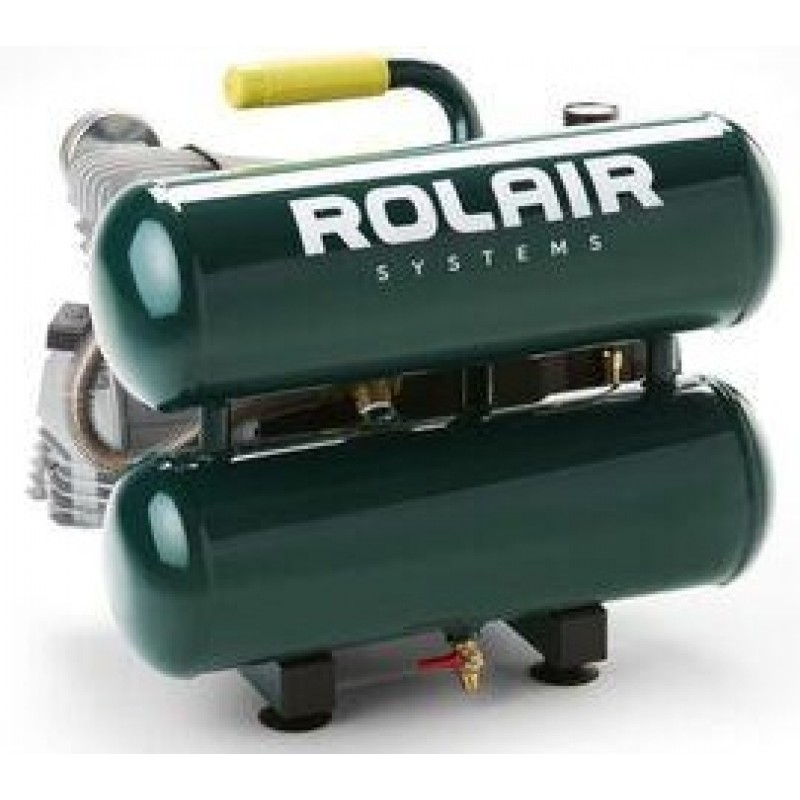 Rolair 2 HP (115V) 4.2 CFM@90PSI 4.2 Gallon Quiet Stack Tank Compressor