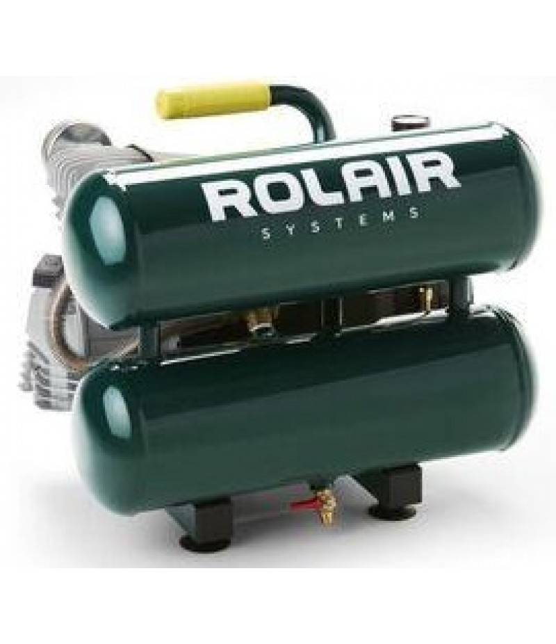 Rolair 2 HP (115V) 4.2 CFM@90PSI 4.2 Gallon Quiet Stack Tank Compressor