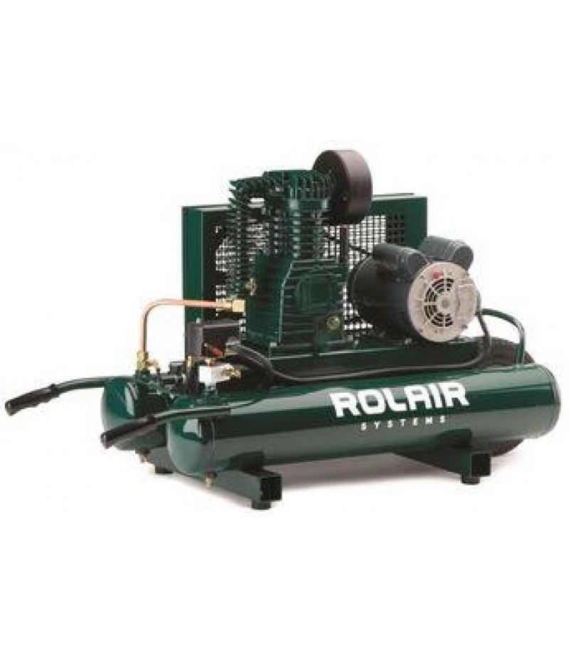 Rolair 9 Gallon Twin Tank Compressor with Dual Controls