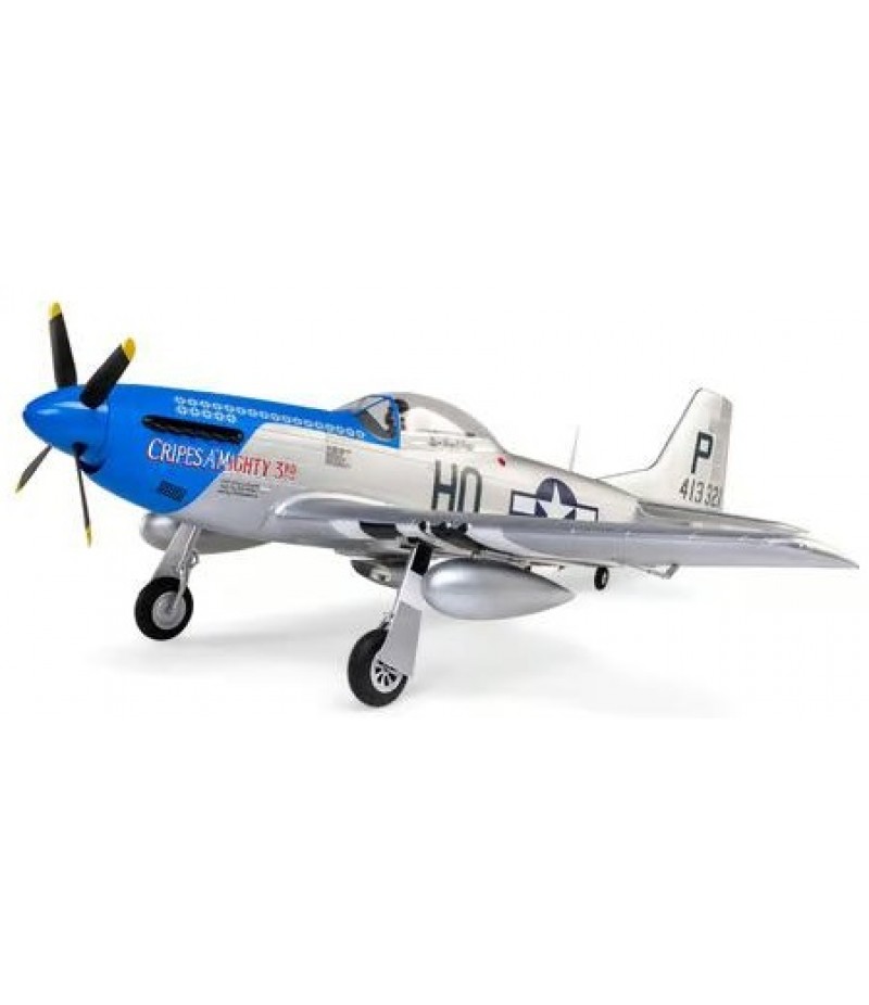 E-flite P-51D Mustang "Cripes A'Mighty 3rd" Bind-N-Fly Basic Electric Airplane w/Smart ESC, AS3X & SAFE (1200mm)