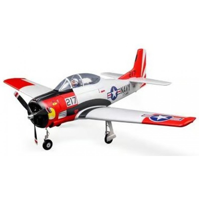 E-flite T-28 Trojan 1.2m Bind-N-Fly Basic Electric Airplane w/Smart ESC, AS3X & SAFE