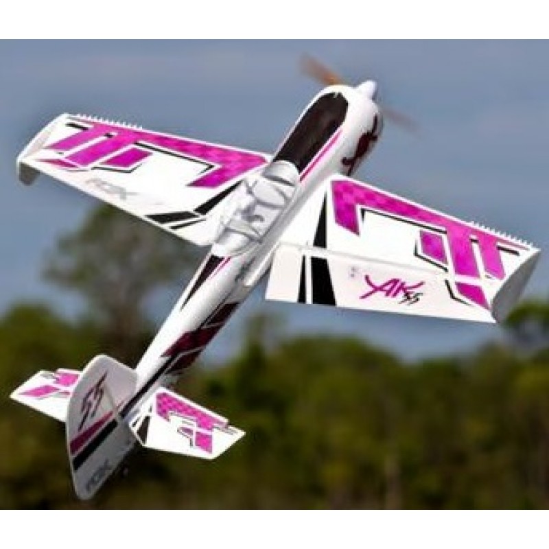 Flex Innovations QQ Yak 55 10E Super PNP Electric Airplane (Night Pink) (1196mm)