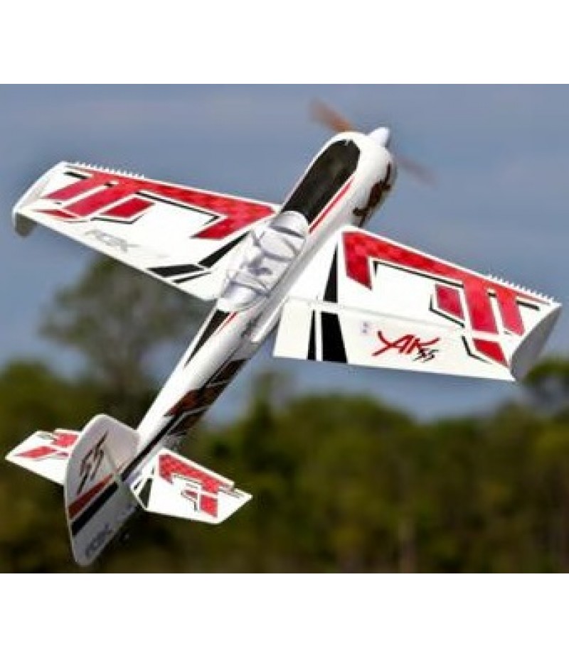 Flex Innovations QQ Yak 55 10E Super PNP Electric Airplane (Night Red) (1196mm)