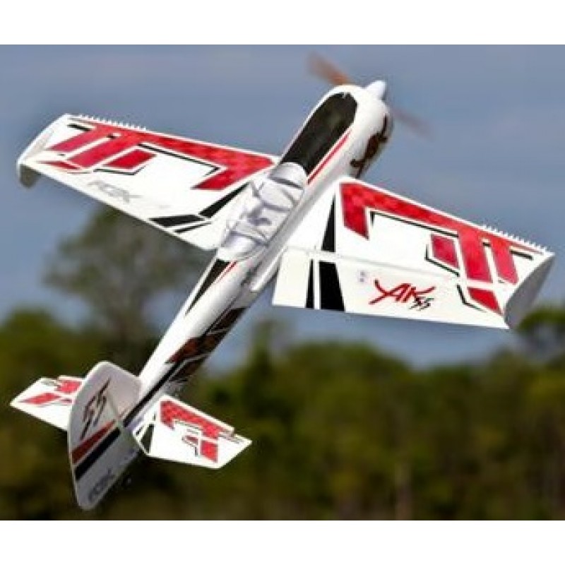 Flex Innovations QQ Yak 55 10E Super PNP Electric Airplane (Red) (1196mm)