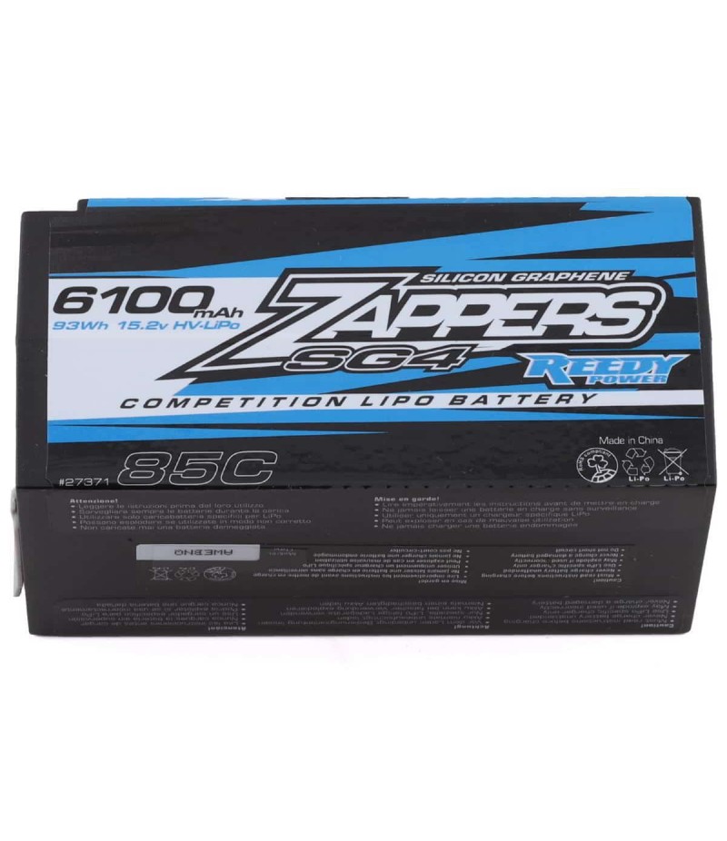 Associated Zappers SG4 6100mAh 85C 15.2V Shorty Battery Pack ASC27371