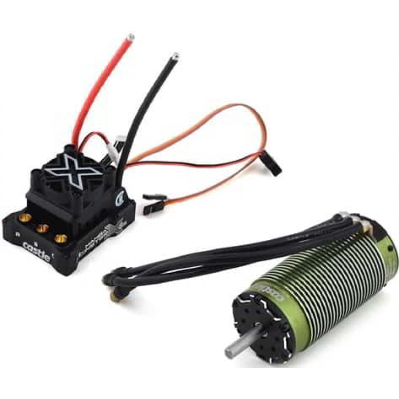 Castle Creations 1/6 Mamba Monster X 8S Waterproof ESC 2028-800Kv Sensored Motor Combo CSE010-0165-01