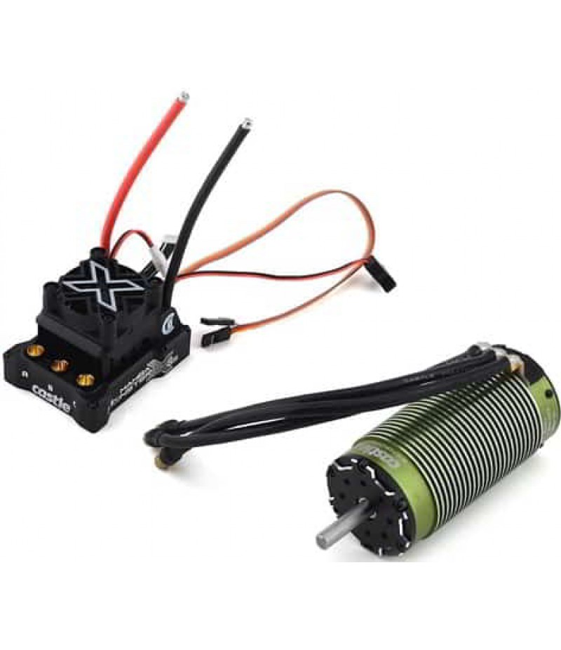 Castle Creations 1/6 Mamba Monster X 8S Waterproof ESC 2028-800Kv Sensored Motor Combo CSE010-0165-01