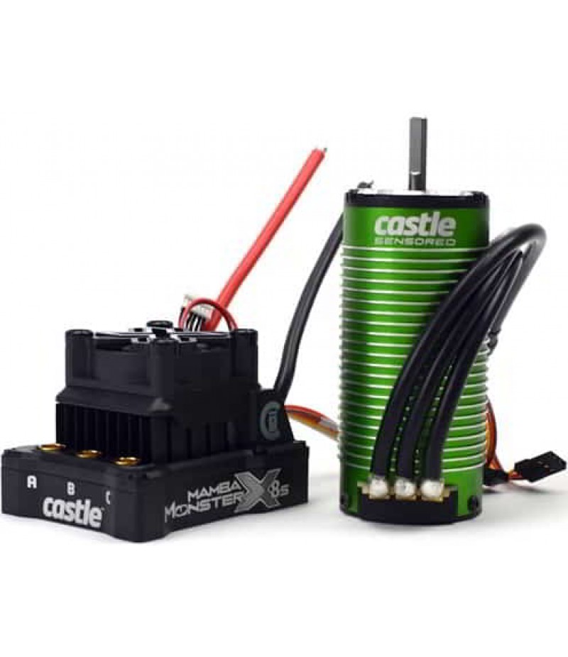 Castle Creations Monster X 8S ESC/Motor Combo with 1520 Sensored Motor CSE010-0165-04