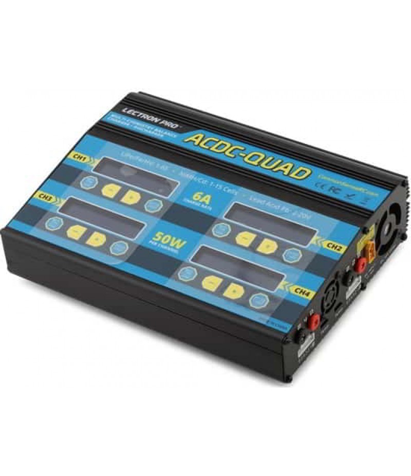 Common Sense RC ACDC-QUAD 4-Port Multi-Chemistry Charger (6S/5A/50W)