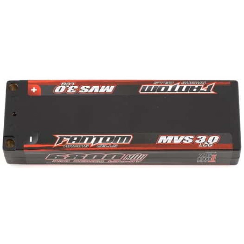 Fantom Pro Series HV MVS 3.0 LCG 2S LiPo 130C Battery (7.6/6800mAh) w/5mm Bullets