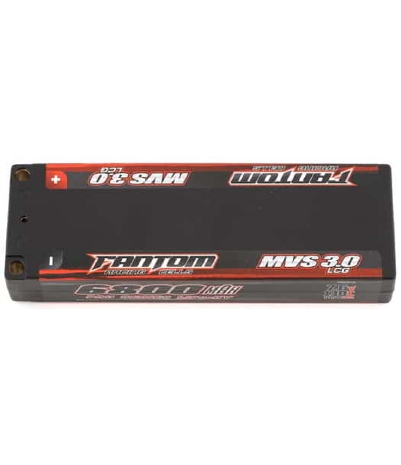 Fantom Pro Series HV MVS 3.0 LCG 2S LiPo 130C Battery (7.6/6800mAh) w/5mm Bullets