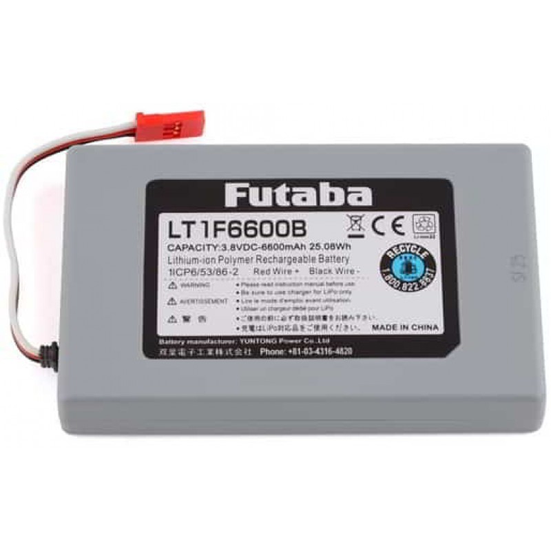 Futaba 32MZ LiPo 1S Transmitter Battery (3.7V/6600mAh)