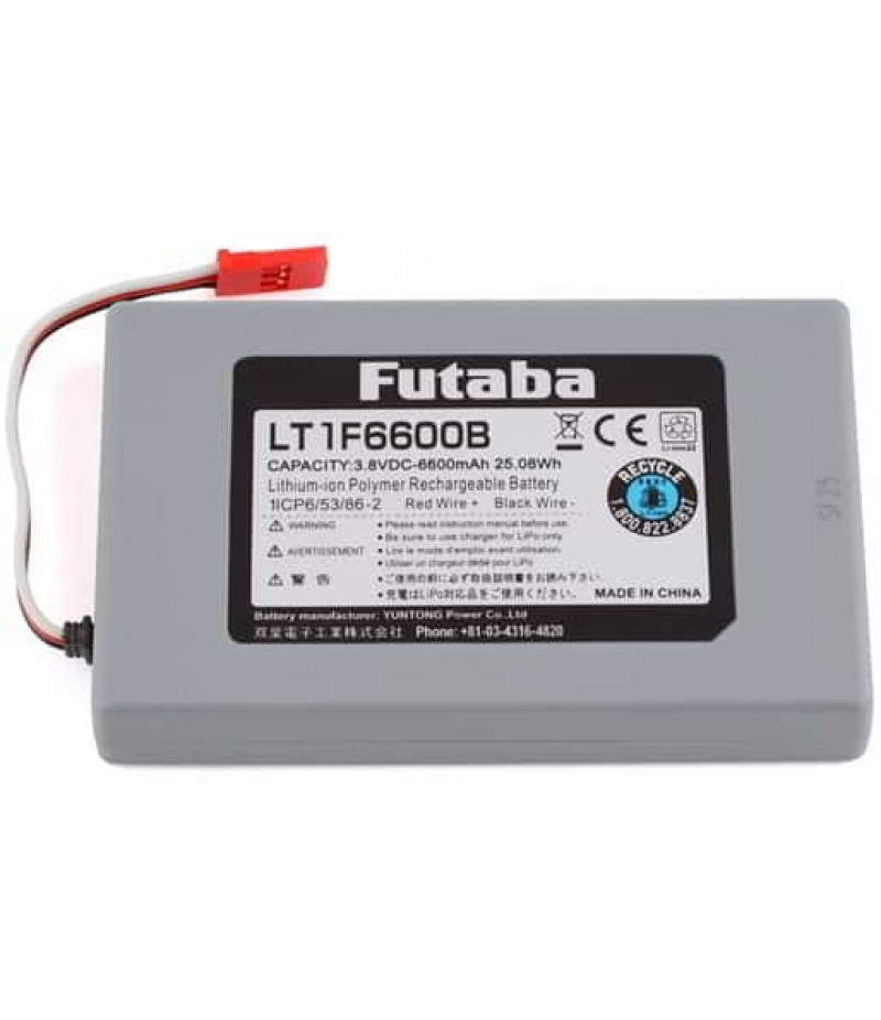 Futaba 32MZ LiPo 1S Transmitter Battery (3.7V/6600mAh)