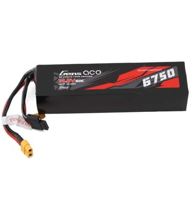 Gens Ace G-Tech Smart 4S LiPo Battery 60C (14.8V/6750mAh) w/XT60 Connector