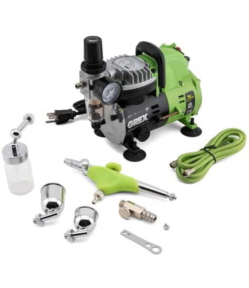 Grex Airbrush Genesis.XSi3 & AC1810-A Compressor Combo Kit