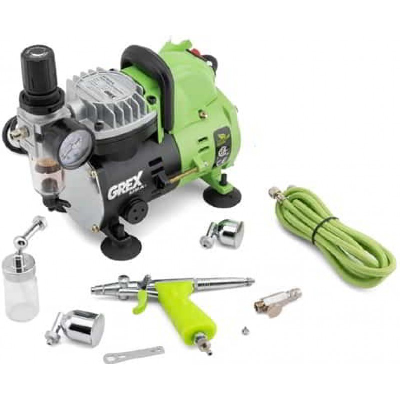 Grex Airbrush Tritium.TS & AC1810-A Compressor Combo Kit